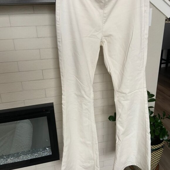 Free People White Bell Bottoms Flare Pants - Picture 9 of 11